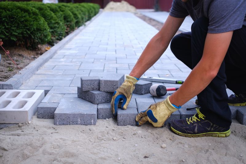 Clay Pavers Installation