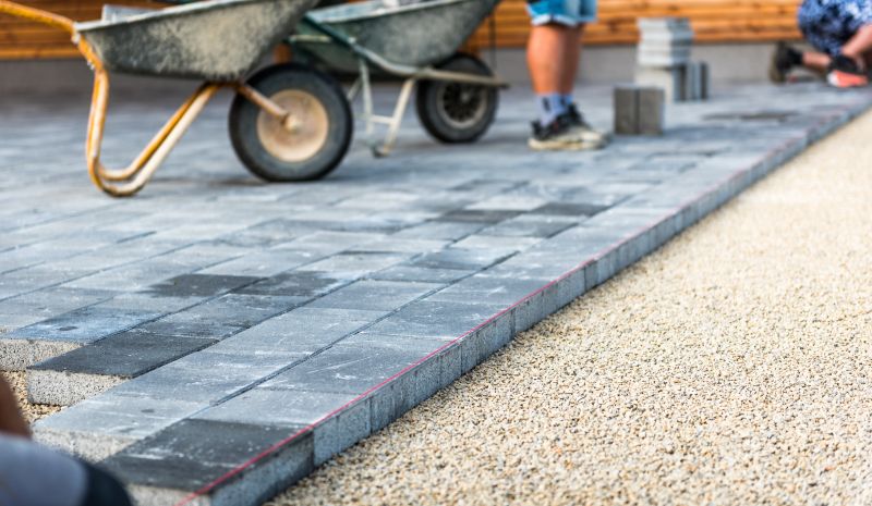 Paver Hardscape Installation