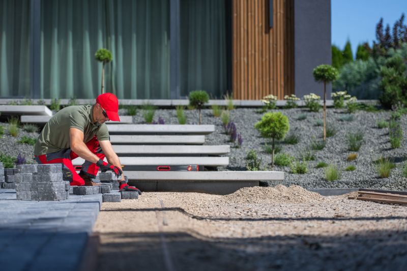 Paver Hardscape Installation