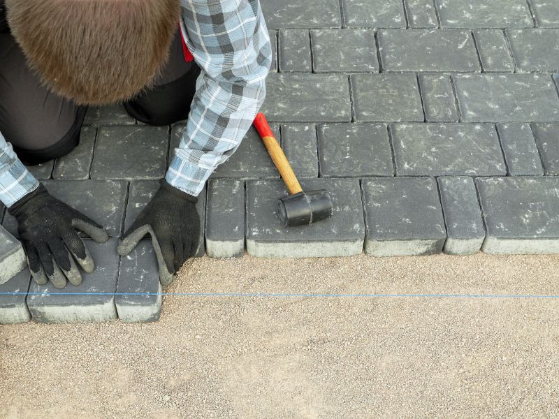 Finished Paver Driveways