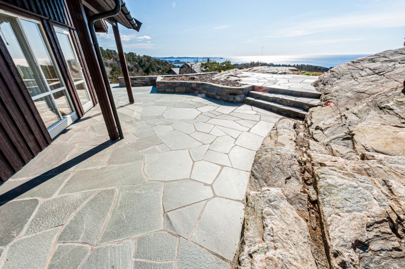 Slate Patio Installation