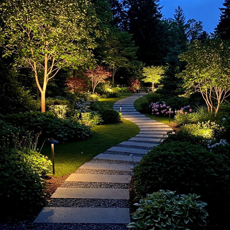 Stone Pathway Construction