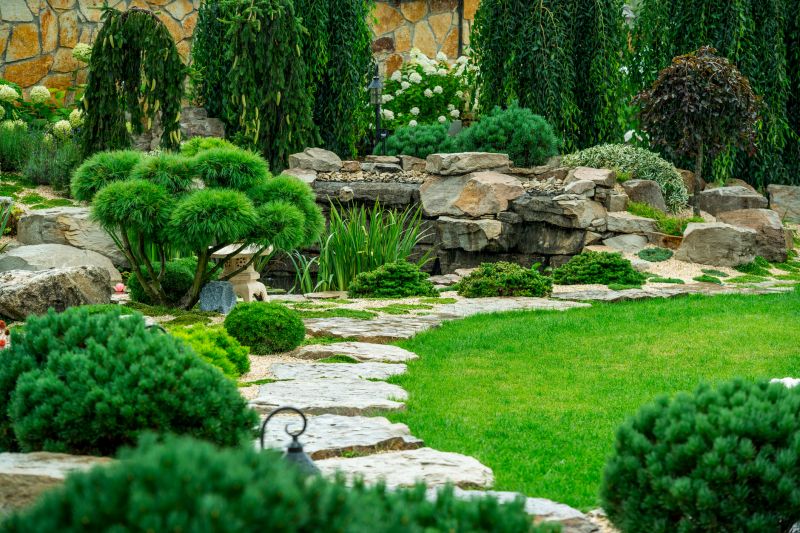 Stone Pathway Construction