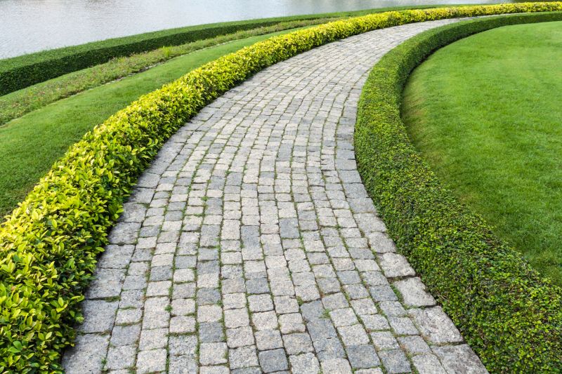 Stone Sidewalk Installation