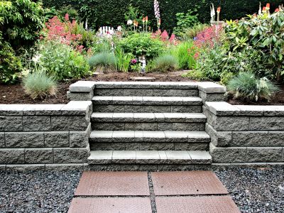 Stone Sidewalk Installation